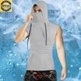 thumbnail image 2 of BUIGTTKLOP Sleeveless Shirts for Mens Hooded Tank Tops with Face Mask Sun Protection Hoodies Lightweight Athletic Shirt, 2 of 6