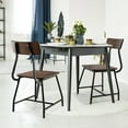 thumbnail image 3 of Costway Dining Room Chairs Set of 2 Modern Kitchen Dining Room Side Chair W/Metal Frame, 3 of 9