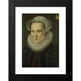 thumbnail image 2 of Adriaen Thomasz. Key 11x14 Black Modern Framed Museum Art Print Titled - Portrait or Grietje Pietersdr Codde (1586), 2 of 5