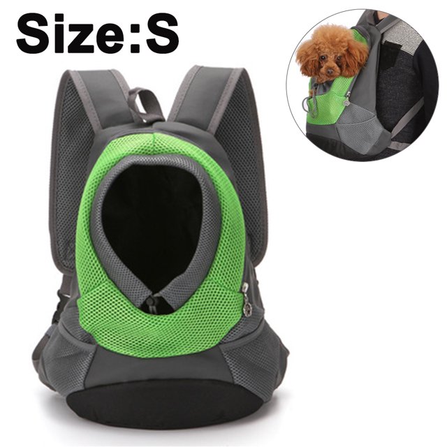 Pet Carrier Backpack, Dog Cat Front Pack with Breathable Head Out Design for Small Medium Dogs for Travel Hike Outdoor