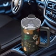 thumbnail image 4 of Christmas Holiday Snowman Travel Coffee Mug 40oz Stainless Steel, Winter Insulated Tumbler with Handle and Straw, Gift for Women Men, 4 of 4
