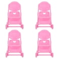 thumbnail image 3 of 4Pcs Simulation Baby Stroller Plaything Plastic Trolley Model Toy Kids Role-playing Toy, 3 of 4