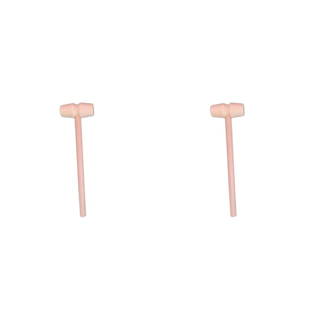 Naiovety Martillos de 10 piezas, mazos de , marisco, pastel, galletas, fiesta, artesanía oval 2Conjunto