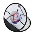 thumbnail image 2 of Black Nylon Mesh Folding Golf Chipping Net Balls Collector Bracket Bag Training Accessory, 2 of 8