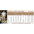 thumbnail image 6 of COOFANDY Men' Casual Cotton Chinos Pant Elastic Waist Trousers Classic Fit Business Dress Pants Golf Pants Light Gray, 6 of 6