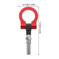 thumbnail image 2 of Shisuyan Car Modified Trailer Hook for Car Dedicated Front Bumper Trailer Hook Towing Hook Racing Trailer Ring for F55/F56/R60/R61 (Red), 2 of 9