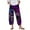 Purple, variant on Baggy Sweatpants Women Valentine's Day Heart Print Fashion Open Bottom Joggers Pants Casual Sport Pants With Pocket Black L