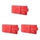 thumbnail image 2 of Kenally Bolsa para parasol de coche, bolsa con cremallera para anteojos, RV, remolque, boletos, llave, estuche de almacenamiento para teléfono móvil, Rojo 3piezas Kenally  CBP227290, 2 of 6