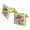 Gold, variant on T-Rex Dinosaur Donut Ice Cream Funny Jurassic Junkie Square Cufflink Set - Silver or Gold
