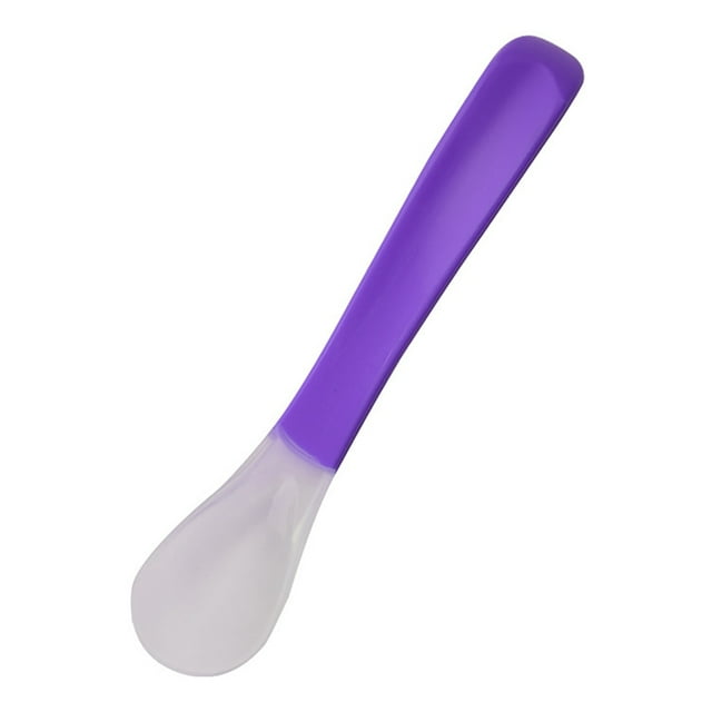 Coofit Baby Feeding Spoon Silicone Easy to Clean Professional Baby Spoon Infant Spoon
