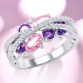 thumbnail image 1 of TIMIFIS Rings Knuckle Stacking Rings Ladies Fashion Butterfly Diamond Fashion Creative Heart-Shaped Female Ring Jewelry Rings for Women;Teen Girls;Man ummer, 1 of 7