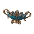 thumbnail image 4 of Frutero de resina, soporte para frutas, elegante centro de mesa, plato de dulces, plato de fruta para aperitivos, cocina, mesa de encimera de pan Azul, 4 of 8