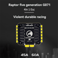 thumbnail image 3 of Raptor5 60A 4in1 ESC G071 PWM 128K 3-6S ESC para FPV Drone Freestyle Controlador de Vuelo Stack Piezas de Bricolaje, 3 of 5