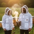 thumbnail image 5 of Bee Proof BP-301 Beekeeping with Veil 3 Layer Ultra Ventilated Bee with Total Protection with YKK Brass Zippers & Safety Fencing for Professional (XS), 5 of 6
