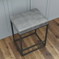 thumbnail image 4 of CLEARANCE! Metal Faux Leather Bar Stools 2 PACKS, 4 of 6