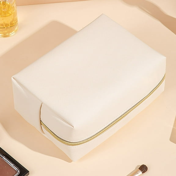 Xihbxyly Bolsa de Cosméticos, Elegante Organizador de Viaje Octogonal, Diseño de Gran Apertura para Fácil Acceso, Almacenamiento Versátil para Maquillaje, Joyas, Artículos de Tocador, Ideal para Viaj
