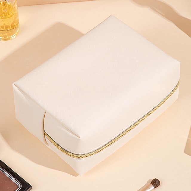 Xihbxyly Bolsa de Cosméticos, Elegante Organizador de Viaje Octogonal, Diseño de Gran Apertura para Fácil Acceso, Almacenamiento Versátil para Maquillaje, Joyas, Artículos de Tocador, Ideal para Viaj