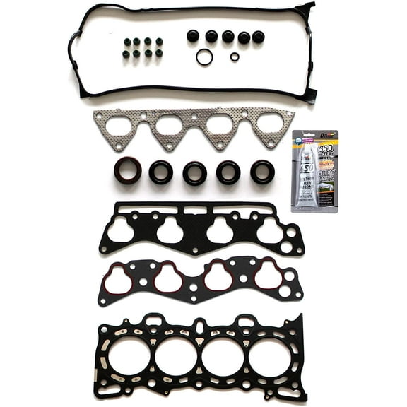 SCITOO Head Gasket Set Replacement for Honda Civic 3-Door Hatchback 1.6L CX 2000 Engine Gasket Kit