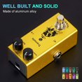 thumbnail image 2 of SUTENGDA Electric Guitar Effect Pedal Professional Mini Portable distortion delay choral vibrato sound simulator, 2 of 7