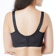 thumbnail image 4 of Sngxgn Bras for Women - Womens Bras, Compression Bra, Wirefree Bra(Black,34/75E), 4 of 5