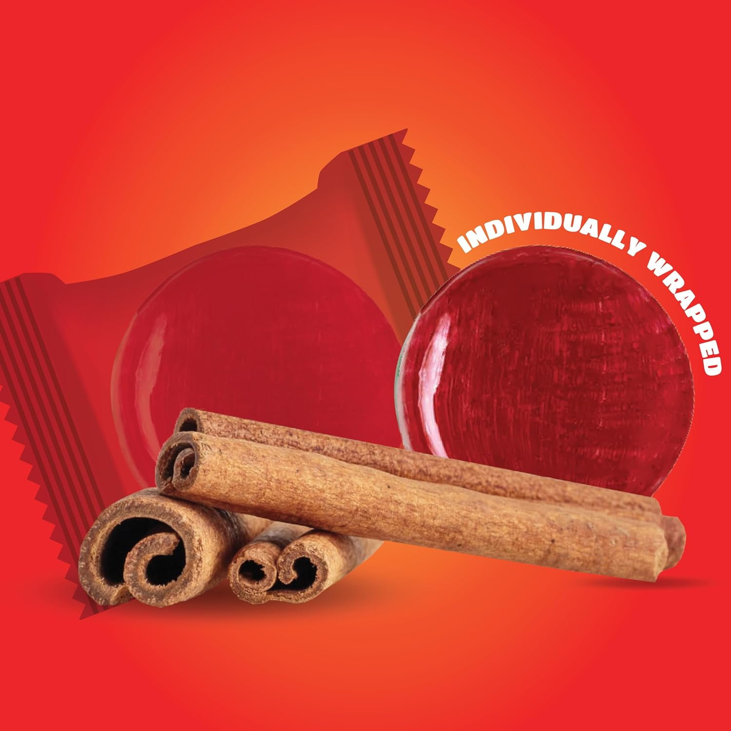 Cinnamon Flavored Hard Candy, Individually Wrapped, Bulk Pack 2 Pounds (About 165 Count) - Walmart.com Cinnamon Flavored Hard Candy, Individually Wrapped, Bulk Pack 2 Pounds (About 165 Count) - Walmart.com