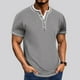 thumbnail image 1 of pstuiky Camisas de vestir de manga corta para hombre, Blusas y camisas de cuello redondo con estampado informal de manga corta y cuello redondo para hombre camisas casuales para hombre xxl, 1 of 6