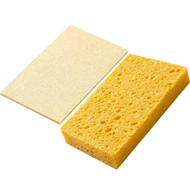 Esponjas Corporales de Celulosa Natural 100% | Exfoliación Suave, Biodegradable y Reutilizable | Ideales para Limpieza Profunda, Revitalizar la Piel y Cuidado Ecológico Diario | Amarillo 5 Unidades