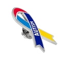thumbnail image 2 of PinMart's Autism Multicolored Awareness Ribbon Enamel Lapel Pin - 25 Pack, 2 of 9
