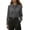 #04 Gray 【Mix, Match & Stock Up on Your Favorite Palette.】, variant on Women's Casual Long Sleeve Lapel Shirt Blouse Tops Crewneck Button Down Loose Fit Solid Color Soft Business Office Work Travel Outfit Fashion Essential Gift | Sopatenor,Army Green XL