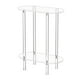 thumbnail image 4 of Mesa auxiliar de acrílico transparente, mesita de noche rectangular, mesa auxiliar transparente de 2 niveles, mesita de noche para apartamento y baño, 4 of 8