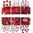 thumbnail image 4 of 6 Rejillas Corazón Rojo Brillo De Uñas Lentejuelas Corazón 3d Pegatinas De Arte De Uñas Calcomanías Brillo De San Valentín Para Diseño De Uñas Amor Escamas De Uñas Día De San V, 4 of 4