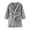 Grey, variant on Girls Robes, Plush Soft Coral Fleece Animal Print Hooded Bathrobe Kids Boys White 4-5 Years