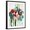 Black Frame, variant on Art.com Floral Hints Art Print by Lisa Ridgers, 12" x 16"