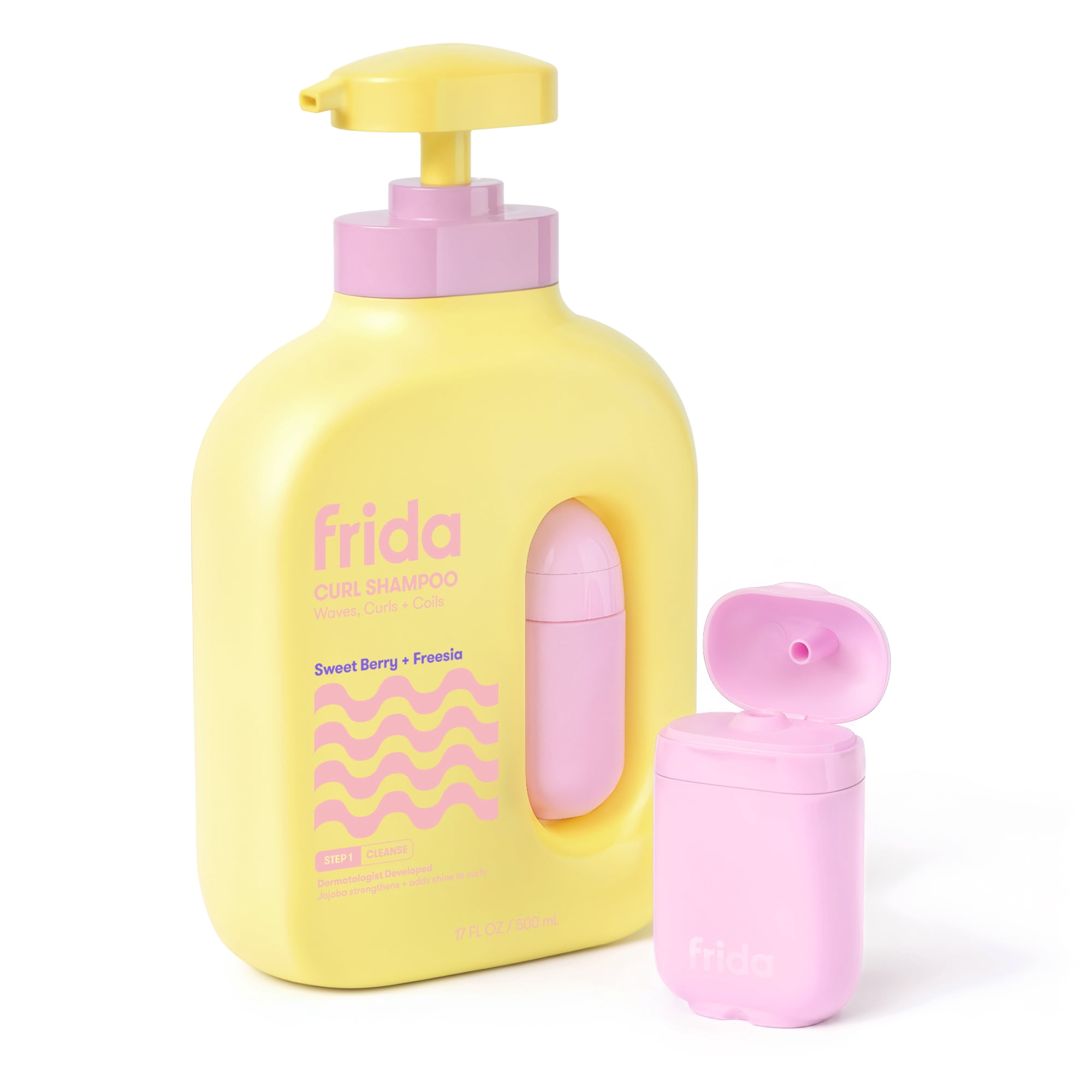 Frida for Kids Curl Shampoo for Kids, Curly Hair Care, 17 fluid ounce