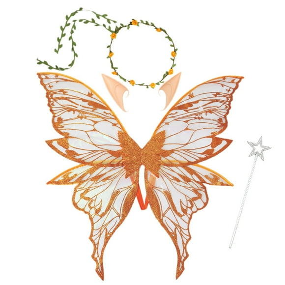 Diconna Fairy Wing for Girls Women Butterfly Wing for Halloween Costume Cosplay Christmas Birthday Present