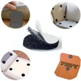 thumbnail image 4 of 18 Pieces Carpet Anchor, Carpet Hook and Loop, Non-Slip Carpet Clip Sticker, Non-Slip Carpet Cushion Sticker Fixed (Black, Round), 4 of 5