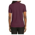 thumbnail image 2 of Mafoose Women's Comfortable Silk Touch Polo Golf Shirt Short Sleeve Burgundy M, 2 of 7