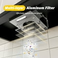 thumbnail image 5 of FIREGAS Black Range Hood 36 inch Under Cabinet Range Hood with 2 Speed Exhaust Fan,Ducted/Ductless Convertible,Rocker Button Control,300 CFM,Aluminum Filter, 5 of 13