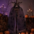 thumbnail image 4 of IAJDKMEK Women Halloween Costume Spider Web Cloak for Cosplay Party Role Play, 4 of 5