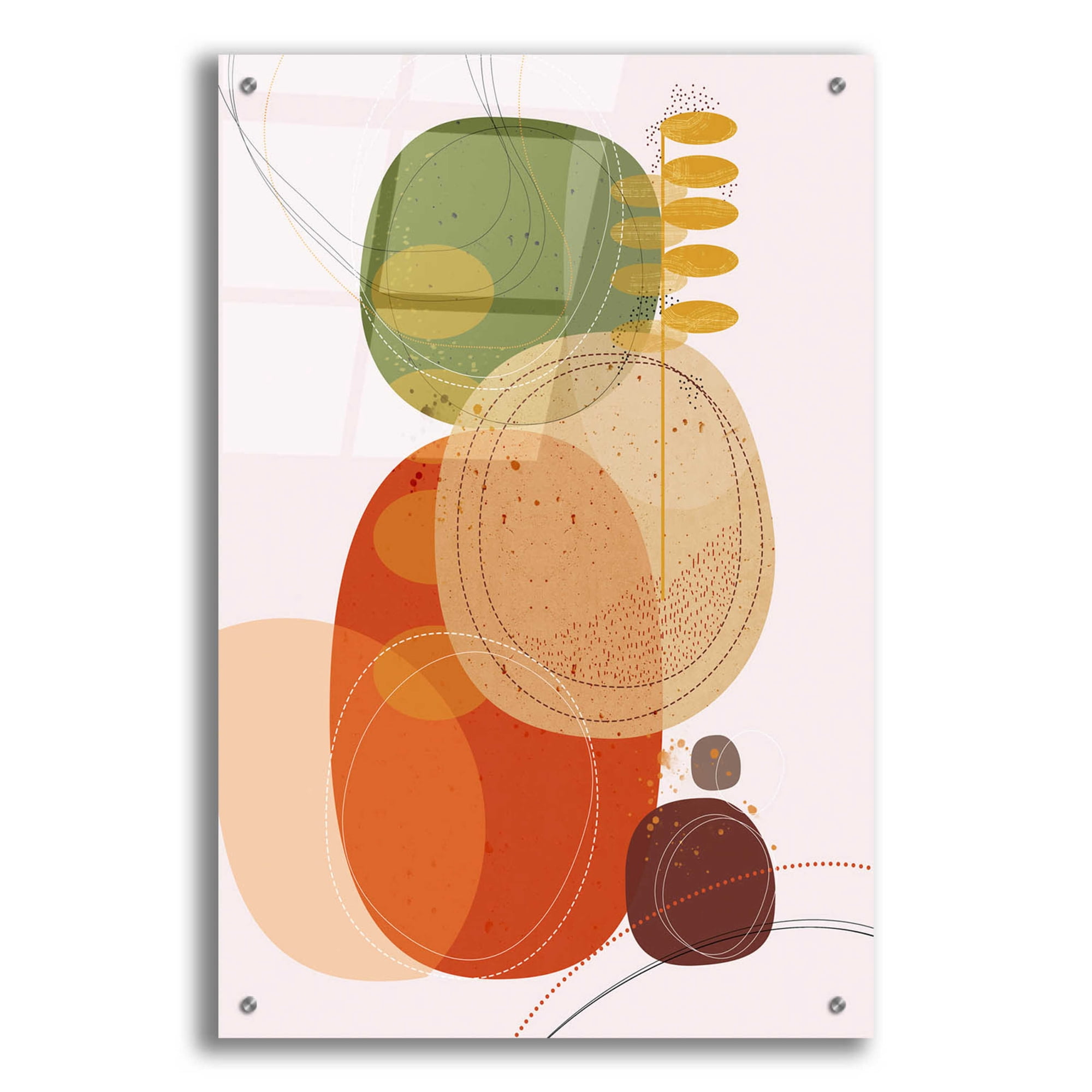 Epic Art Autumn Sunset by Ishita Banerjee Acrylic Glass Wall Art 24 x36
