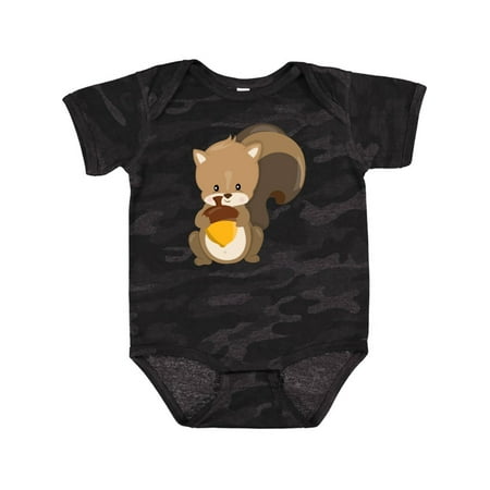 

Inktastic Cute Woodland Animal Squirrel Gift Baby Boy or Baby Girl Bodysuit