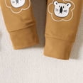 thumbnail image 4 of Gibobby Conjunto de ropa con capucha para niños de manga larga para niños pequeños, pantalones, trajes de para cumpleaños(Blanco,6-9 Meses), 4 of 5