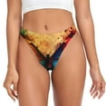 thumbnail image 1 of Balery Vibrant Rainbow Butterfly A Tangas de Algodón para Mujer con Estampado – Ropa Interior Sexy, Transpirable, G-string-3X-Large, 1 of 6
