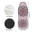 thumbnail image 5 of Garronmavis Pink Dahlia 2 Piece Car Seat Covers Polyester Soft Comfort Cars Seats Cover Washable Auto Protectors for Most Cars, 5 of 7
