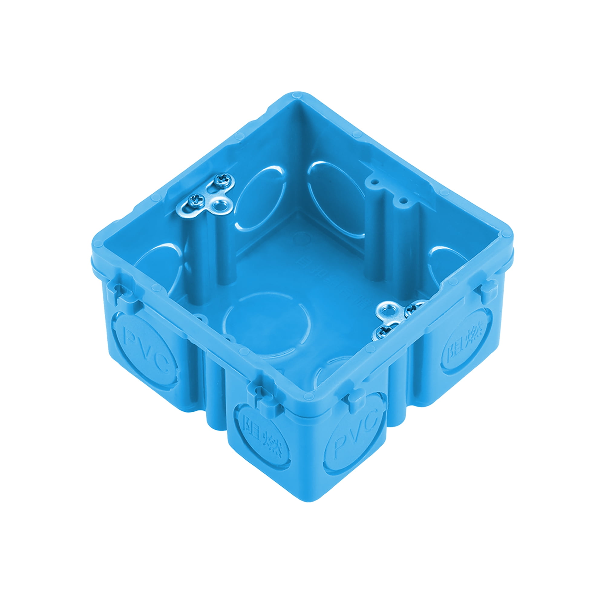 Wall Switch Box Deep Case Recessed Mount 86 Type Single Gang Blue, 1pcs