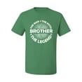 thumbnail image 2 of Wild Bobby, Brother Man Myth Legend Funny Dad, Father's Day, Men Graphic Tee, Kelly, Medium, 2 of 4