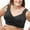 Black, variant on LZHGirlshop Women's Plus Size Wireless Bra Full Cup Lift Bras for Women No Underwire Push Up Shaping Wire Free Everyday Bra3PC Black44