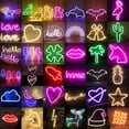 thumbnail image 2 of Venta al por mayor LED Neon Night Light Sign Wall Art Sign Night Lamp Regalo de cumpleaños de Navidad Wedding Party Wall Hanging Neon Lamp Home Decor Tan Jianjun unisex, 2 of 2