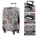 thumbnail image 5 of Pioneer Flower Floral Print Pattern Luggage Cover Fashion Suitcase Cover Baggage Covers Fit 25-28 Inch Luggage (Go Travel), 5 of 5