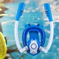 thumbnail image 4 of Máscara de separación de respiración Cara completa Tubo doble Unisex Niños Accesorios de natación Hugtrwg Para Estrenar, 4 of 9